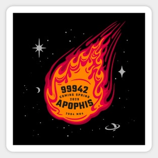 Coming Spring 2029 - Drive-By Asteroid Apophis 99942 Sticker